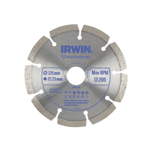 Irwin Segmented Diamond Blade 125 x 22.23mm