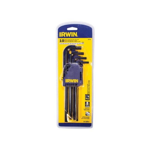 Irwin T10756 Long Arm Hex Key Set, 10 Piece (1.5-10mm)