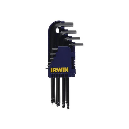 Irwin T10757 Long Arm Ball End Hex Key Set, 10 Piece (1.5-10mm)