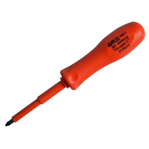 Insulated Tools Ltd Insulated Screwdriver Pozi No.1 x 75mm (3in)
