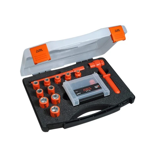 ITL Insulated 1/4in Drive Socket Set, 24 Piece