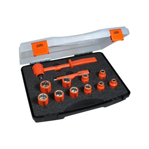 ITL Insulated 1/2in Drive Socket Set, 12 Piece