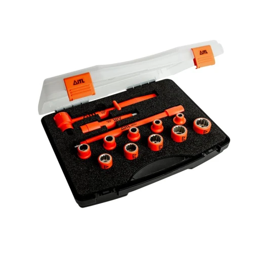 ITL Insulated 1/2in Drive Socket Set, 13 Piece