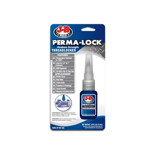 J-B Weld Perma-lock Blue Medium Strength Threadlocker 13ml
