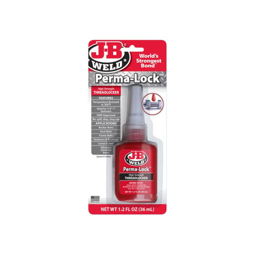 J-B Weld Perma-lock Red High High Strength Threadlocker 36ml