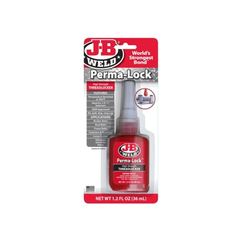 J-B Weld Perma-lock Red High High Strength Threadlocker 36ml