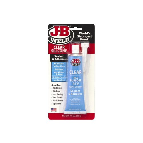 J-B Weld Silicone Sealant & Adhesive Clear 85g