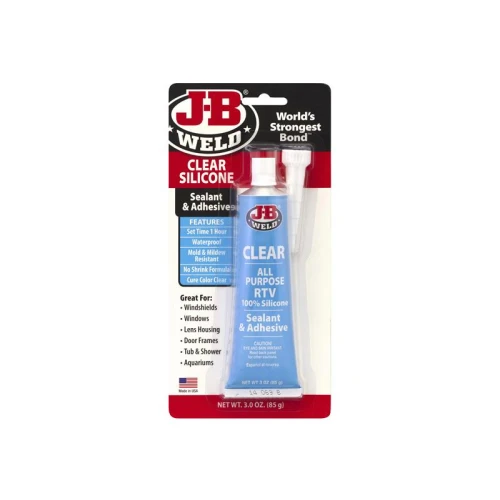 J-B Weld Silicone Sealant & Adhesive Clear 85g