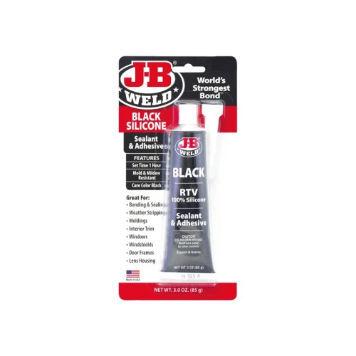 J-B Weld Silicone Sealant & Adhesive Black 85g