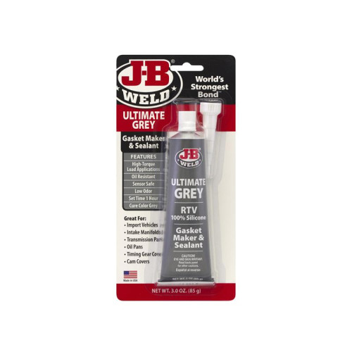 J-B Weld Silicone Gasket Maker & Sealant Grey 85g