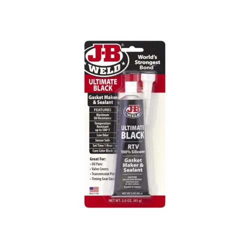 J-B Weld Silicone Gasket Maker & Sealant Black 85g