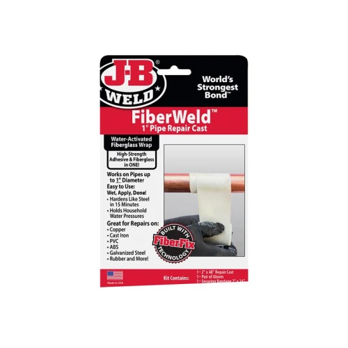 J-B Weld FiberWeld&acirc;&cent; Pipe Repair Cast 2.5 x 121cm