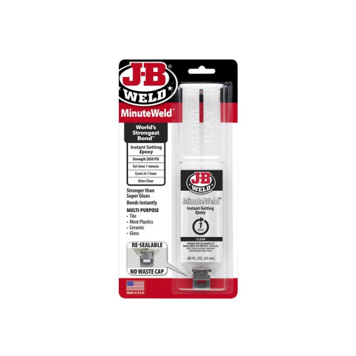 J-B Weld MinuteWeld⢠Epoxy Syringe 25ml