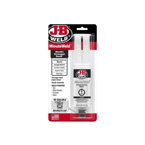 J-B Weld MinuteWeld&acirc;&cent; Epoxy Syringe 25ml