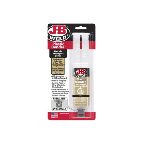 J-B Weld PlasticBonderâ„¢ Syringe Tan 25ml