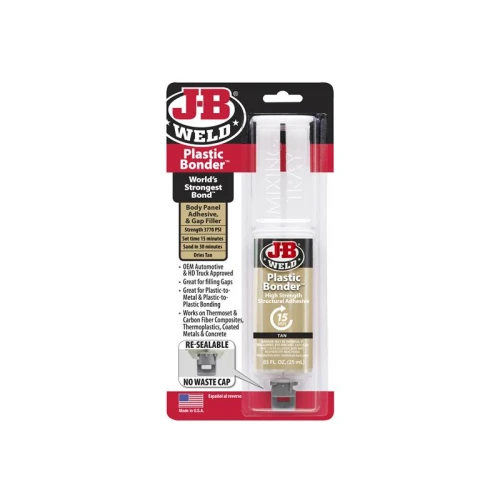 J-B Weld PlasticBonder&acirc;&cent; Syringe Tan 25ml