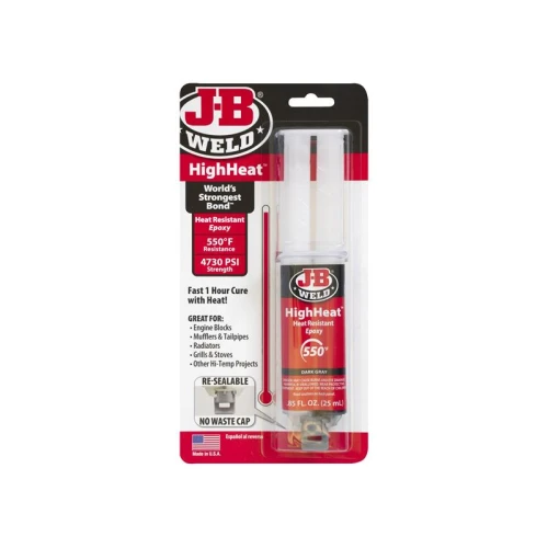 J-B Weld HighHeat&acirc;&cent; Epoxy Syringe 25ml