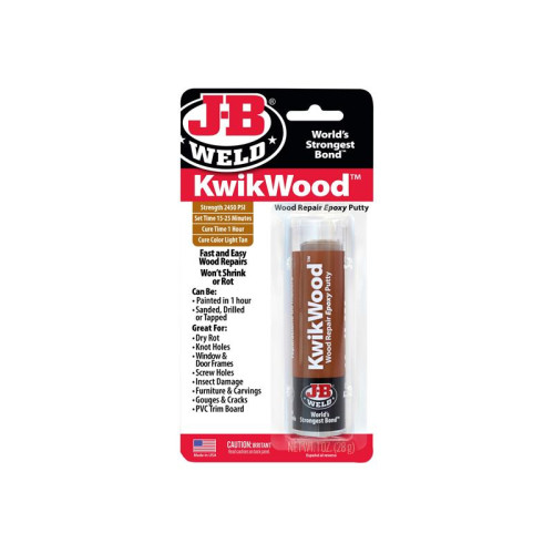 J-B Weld KwikWood&acirc;&cent; Epoxy Putty 28g