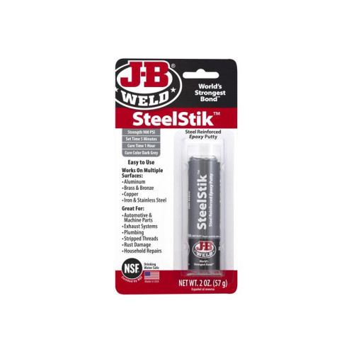 J-B Weld SteelStik⢠Epoxy Putty 57g