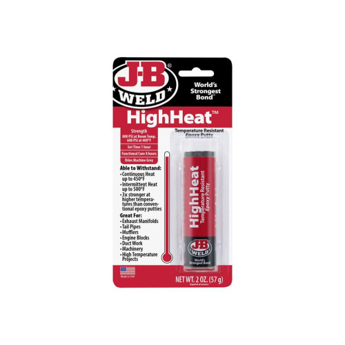 J-B Weld HighHeat⢠Epoxy Putty 57g