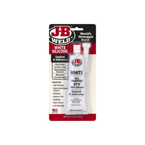 J-B Weld Silicone Sealant & Adhesive White 85g