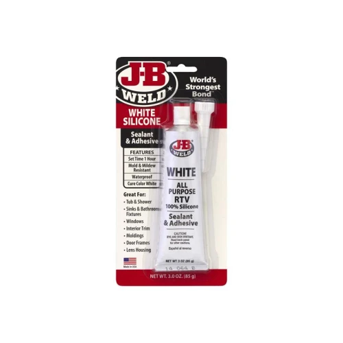 J-B Weld Silicone Sealant & Adhesive White 85g