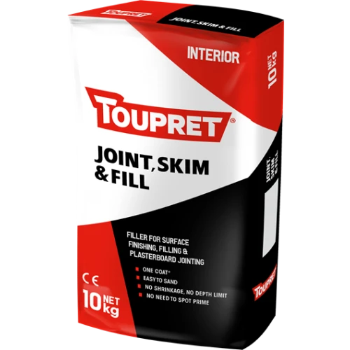 Toupret Joint, Skim & Fill For Finishing, Filling, Jointing 10kg