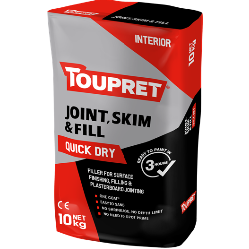 Toupret Joint, Skim & Fill Quick Dry 10kg