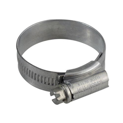 Jubilee 1X Zinc Protected Hose Clip 30mm - 40mm 1.1/8in - 1.5/8in