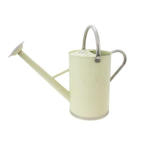 Kent & Stowe Metal Watering Can Vintage Cream 9 litre