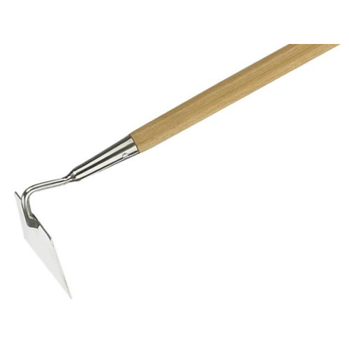 Kent & Stowe Stainless Steel Long Handled Draw Hoe, FSC®