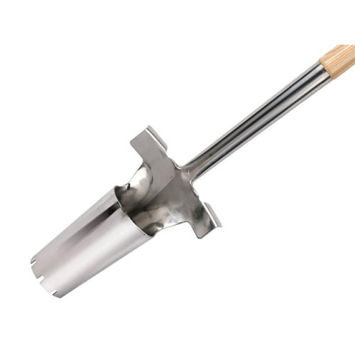 Kent & Stowe Long Handled Bulb Planter Stainless Steel