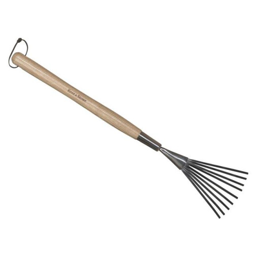 Kent & Stowe Stainless Steel Hand Border Rake, FSC®