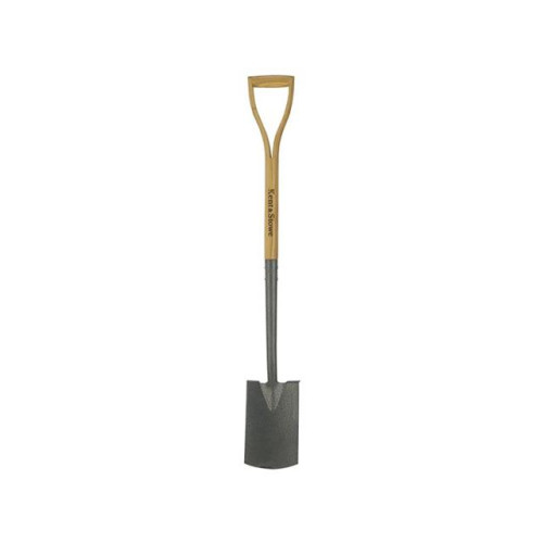 Kent & Stowe Carbon Steel Border Spade, FSCÂ®