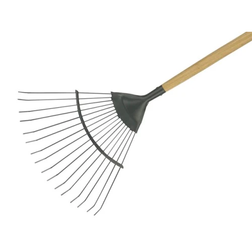 Kent & Stowe Carbon Steel Long Handled Lawn & Leaf Rake, FSC&Acirc;&reg;