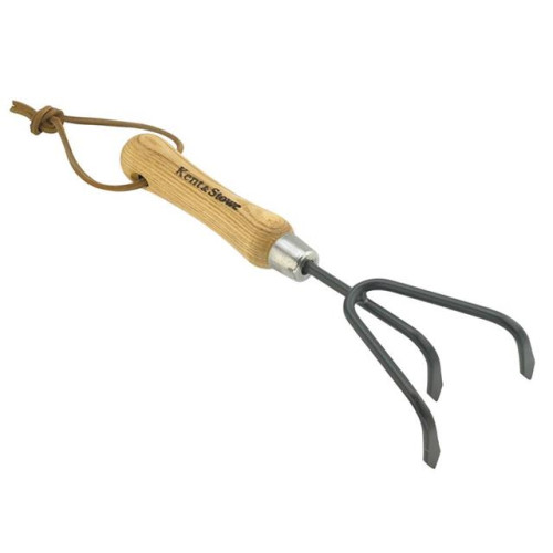 Kent & Stowe Carbon Steel Hand 3-Prong Cultivator, FSC®