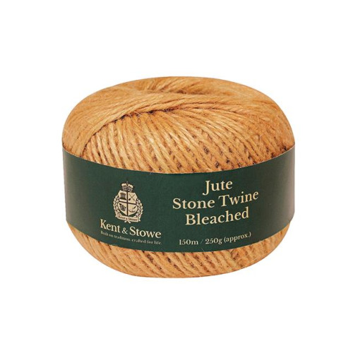 Kent & Stowe Jute Twine Bleached Stone 150m (250g)