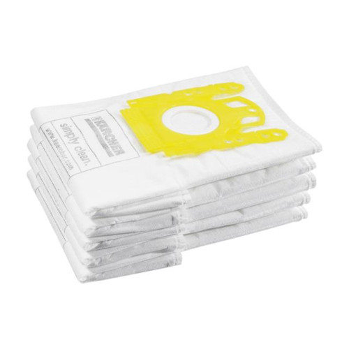 Karcher Pack 5 VC Fleece Vacuum Bags