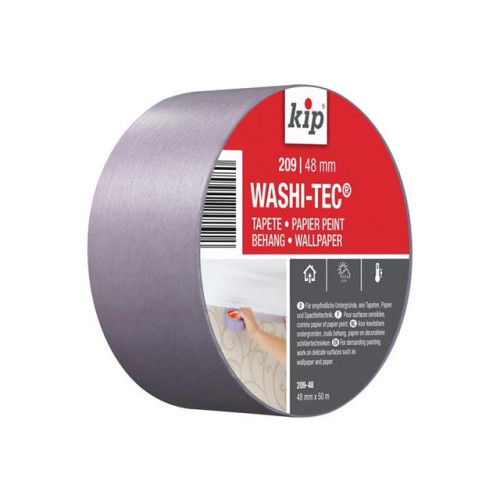 Kip 209 Premium Low Tack WASHI-TEC® Masking Tape 48mm x 50m