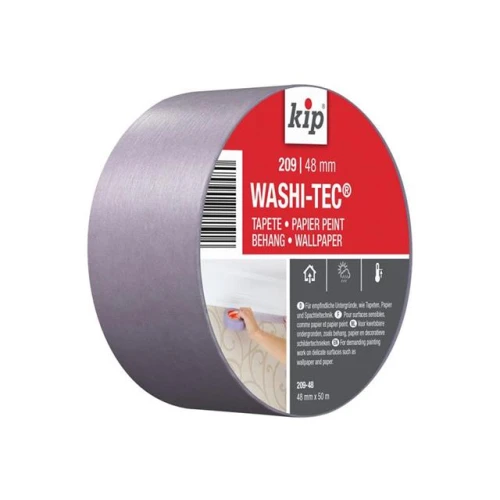 Kip 209 Premium Low Tack WASHI-TEC&Acirc;&reg; Masking Tape 48mm x 50m