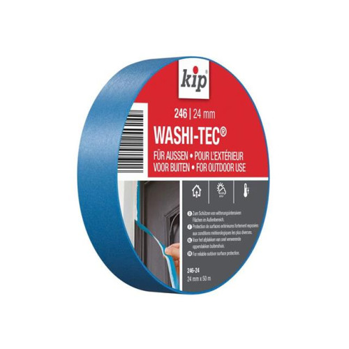 Kip 246 Premium Outdoor WASHI-TECÂ® Masking Tape 24mm x 50m