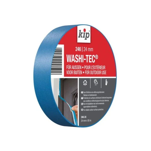 Kip 246 Premium Outdoor WASHI-TEC&Acirc;&reg; Masking Tape 24mm x 50m