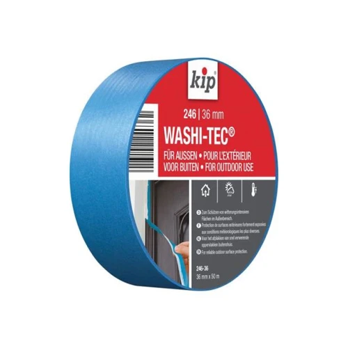 Kip 246 Premium Outdoor WASHI-TEC&Acirc;&reg; Masking Tape 36mm x 50m