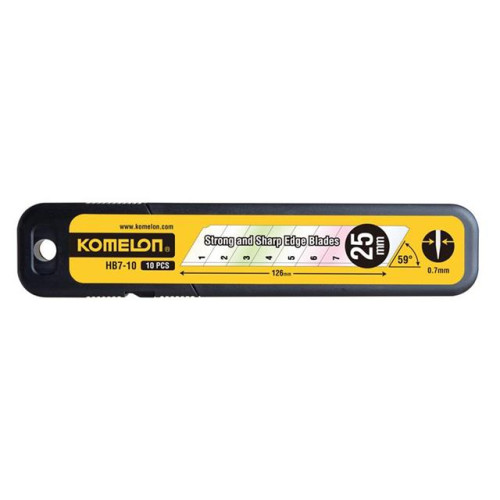 Komelon Snap-Off Blades 25mm (Pack 10)