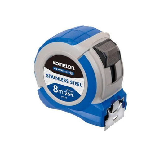 Komelon Stainless Steel PowerBladeâ„¢ Pocket Tape 8m/26ft (Width 27mm)