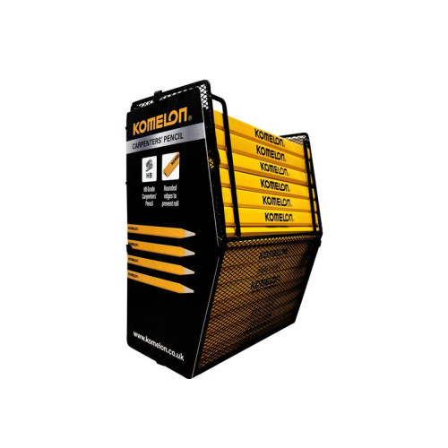 Komelon HB Carpenter's Pencils Display of 200