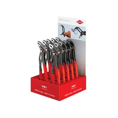 Knipex Cobra&Acirc;&reg; Quickset Waterpump Pliers Counter Display (10 x KPX8721250)