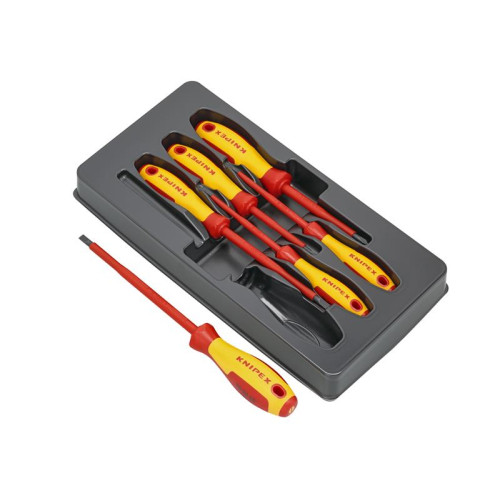 Knipex 00 20 12 V01 VDE Screwdriver Set, 6 Piece