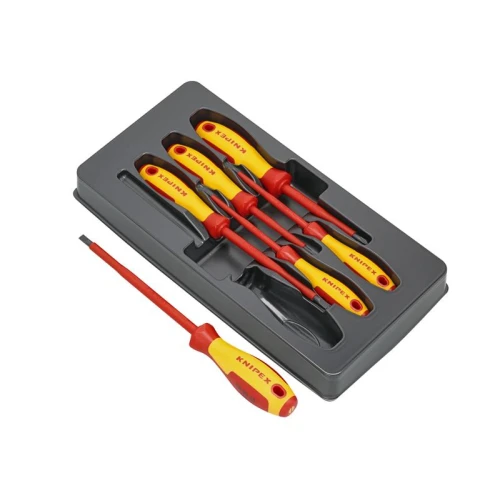 Knipex 00 20 12 V01 VDE Screwdriver Set, 6 Piece