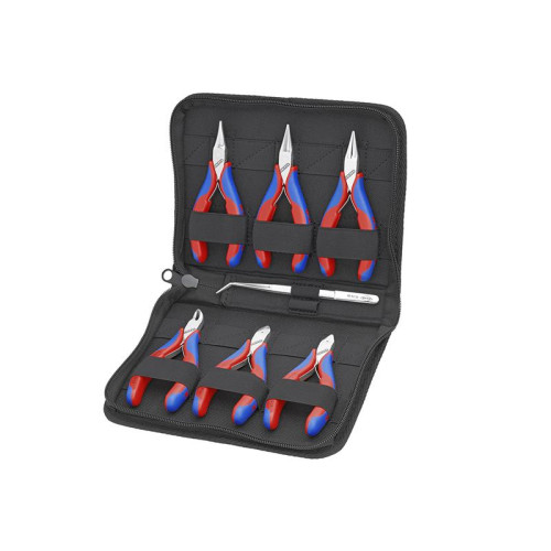 Knipex 00 20 16 Electronic Plier Set, 6 Piece